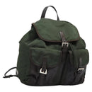 PRADA Backpack Nylon Khaki Auth bs23722-1