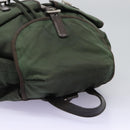 PRADA Backpack Nylon Khaki Auth bs23722-6