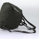 PRADA Backpack Nylon Khaki Auth bs23722-8