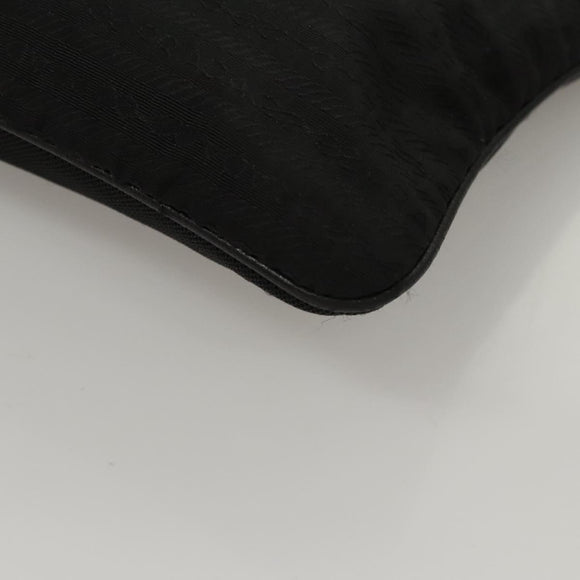 PRADA Shoulder Bag Nylon Black Auth bs23726