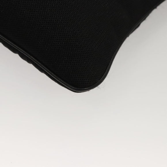 PRADA Shoulder Bag Nylon Black Auth bs23726