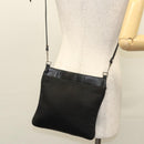 PRADA Shoulder Bag Nylon Black Auth bs23726-20