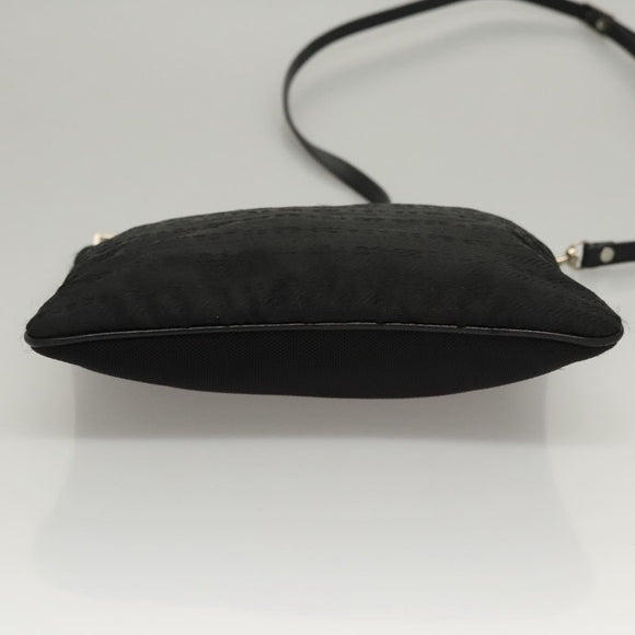 PRADA Shoulder Bag Nylon Black Auth bs23726