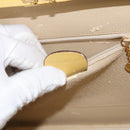 GUCCI Hand Bag Leather 2way Yellow Gold Auth bs23727-12