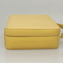 GUCCI Hand Bag Leather 2way Yellow Gold Auth bs23727-3