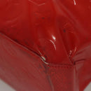 LOUIS VUITTON Monogram Vernis Reade MM Hand Bag Red Rouge M91086 LV Auth bs23730-18