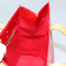 LOUIS VUITTON Monogram Vernis Reade MM Hand Bag Red Rouge M91086 LV Auth bs23730-20