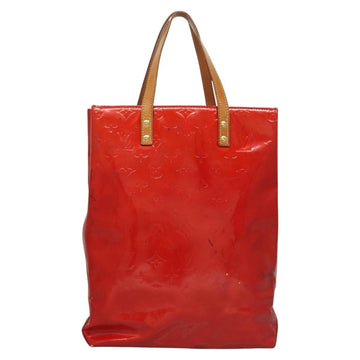 LOUIS VUITTON Monogram Vernis Reade MM Hand Bag Red Rouge M91086 LV Auth bs23730 - 0