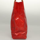 LOUIS VUITTON Monogram Vernis Reade MM Hand Bag Red Rouge M91086 LV Auth bs23730-5