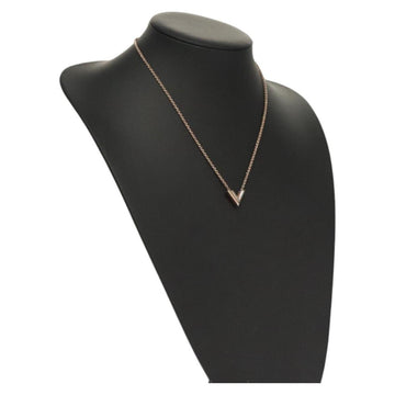 LOUIS VUITTON Collier LV Necklace metal Pink gold M80137 LV Auth bs23736