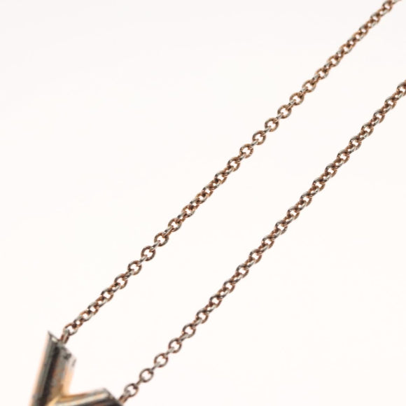 LOUIS VUITTON Collier LV Necklace metal Pink gold M80137 LV Auth bs23736