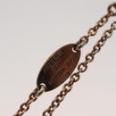 LOUIS VUITTON Collier LV Necklace metal Pink gold M80137 LV Auth bs23736-11