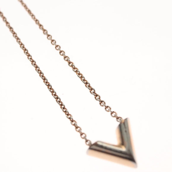 LOUIS VUITTON Collier LV Necklace metal Pink gold M80137 LV Auth bs23736