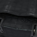 CHANEL Carry Case New Travel line suitcase Nylon Black CC Auth bs23739-21