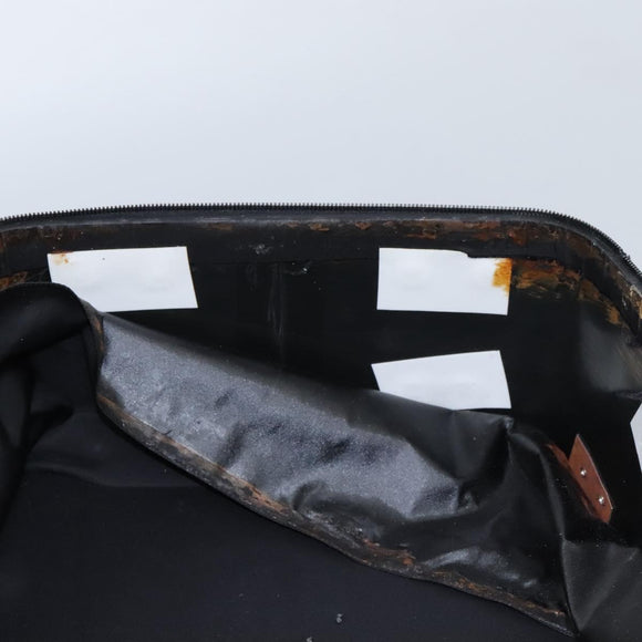 CHANEL Carry Case New Travel line suitcase Nylon Black CC Auth bs23739