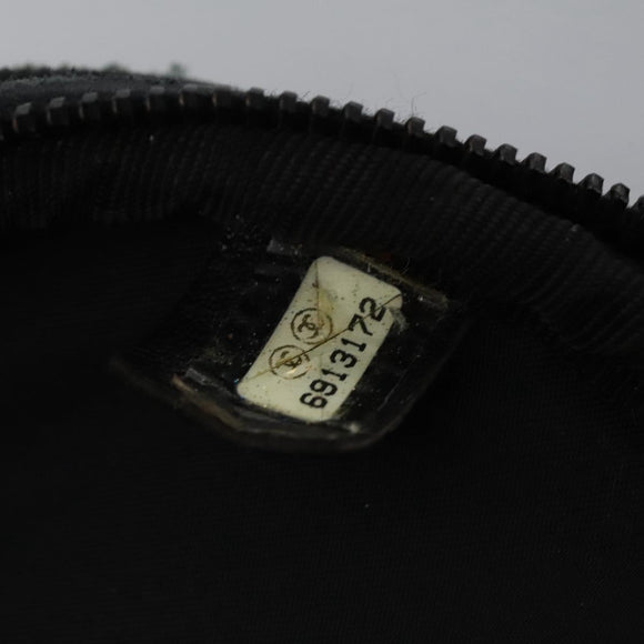 CHANEL Carry Case New Travel line suitcase Nylon Black CC Auth bs23739