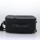 CHANEL Carry Case New Travel line suitcase Nylon Black CC Auth bs23739-4