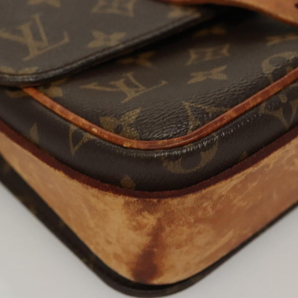 LOUIS VUITTON Monogram Cartouchiere MM Shoulder Bag M51253 LV Auth bs23742