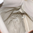 CELINE Shoulder Bag Leather Beige Auth bs23749-20