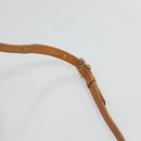 CELINE Shoulder Bag Leather Beige Auth bs23749-8