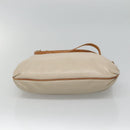 CELINE Shoulder Bag Leather Beige Auth bs23749-5