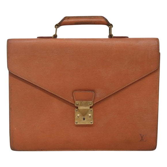 LOUIS VUITTON Epi Serviette Conseiller Zipangu Gold M54428 LV Auth bs23751