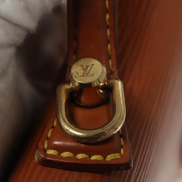 LOUIS VUITTON Epi Porte Documents Bandouliere Zipangu Gold M54468 Auth bs23752