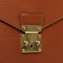 LOUIS VUITTON Epi Porte Documents Bandouliere Zipangu Gold M54468 Auth bs23752-18