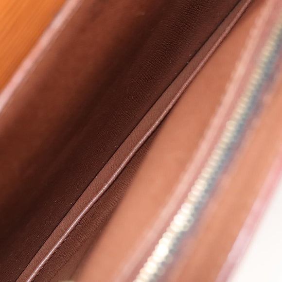 LOUIS VUITTON Epi Porte Documents Bandouliere Zipangu Gold M54468 Auth bs23752