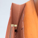 LOUIS VUITTON Epi Porte Documents Bandouliere Zipangu Gold M54468 Auth bs23752-22