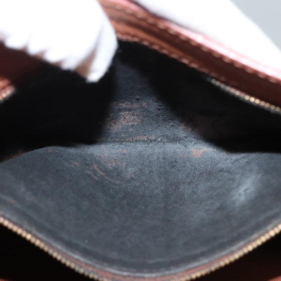 LOUIS VUITTON Epi Porte Documents Bandouliere Zipangu Gold M54468 Auth bs23752