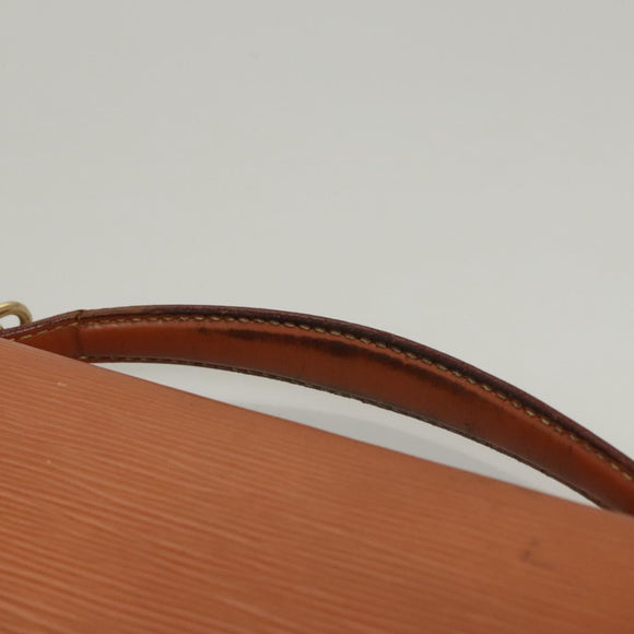 LOUIS VUITTON Epi Porte Documents Bandouliere Zipangu Gold M54468 Auth bs23752