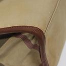 BURBERRY Tote Bag Canvas Beige Auth bs23757-16