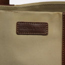 BURBERRY Tote Bag Canvas Beige Auth bs23757-17
