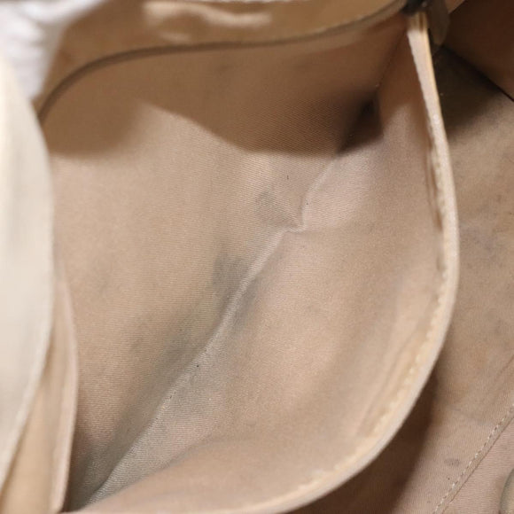BURBERRY Tote Bag Canvas Beige Auth bs23757