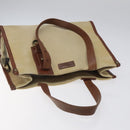 BURBERRY Tote Bag Canvas Beige Auth bs23757-6