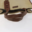 BURBERRY Tote Bag Canvas Beige Auth bs23757-7