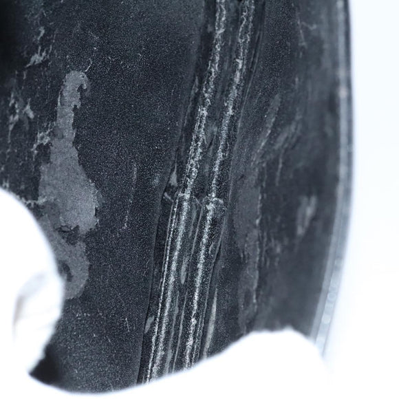 LOEWE Anagram Shoulder Bag Leather Black Auth bs23759