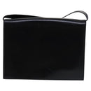 LOEWE Anagram Shoulder Bag Leather Black Auth bs23759-2