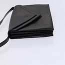 LOEWE Anagram Shoulder Bag Leather Black Auth bs23759-4