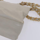 PRADA Shoulder Bag Leather White Auth bs23764-9