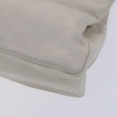 PRADA Shoulder Bag Leather White Auth bs23764-15