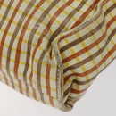 PRADA Hand Bag Leather Beige Auth bs23765-9