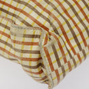 PRADA Hand Bag Leather Beige Auth bs23765-14