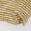 PRADA Hand Bag Leather Beige Auth bs23765-16