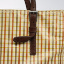 PRADA Hand Bag Leather Beige Auth bs23765-10