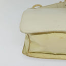 PRADA Shoulder Bag Leather Beige Auth bs23766-14