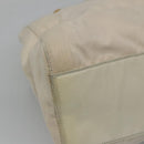PRADA Shoulder Bag Nylon Beige Auth bs23768-16