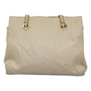 PRADA Shoulder Bag Nylon Beige Auth bs23768-2