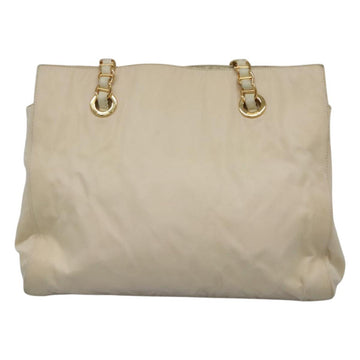 PRADA Shoulder Bag Nylon Beige Auth bs23768 - 0